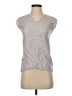 Express Outlet Silver Short Sleeve Top Size XS - photo 1