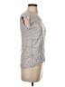 Express Outlet Silver Short Sleeve Top Size XS - photo 4