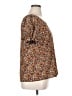 Unbranded Brown Short Sleeve Blouse Size XL (estimated) - photo 4