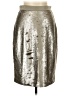 Banana Republic 100% Polyester Metallic Silver Formal Skirt Size 10 (petite) - photo 1