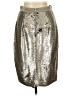 Banana Republic 100% Polyester Metallic Silver Formal Skirt Size 10 (petite) - photo 2