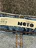 Topshop 100% Cotton Solid Blue Jeans Size 28 waist - photo 7