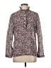 Tory Burch Print Blue Long Sleeve Blouse Size M - photo 1