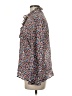 Tory Burch Print Blue Long Sleeve Blouse Size M - photo 5