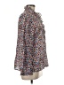 Tory Burch Print Blue Long Sleeve Blouse Size M - photo 4