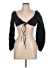 Shein Black 3/4 Sleeve Blouse Size L - photo 1