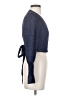 GB 100% Polyester Blue Long Sleeve Blouse Size S - photo 4