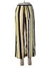 Peter Som 100% Rayon Stripes Yellow Casual Pants Size M - photo 2