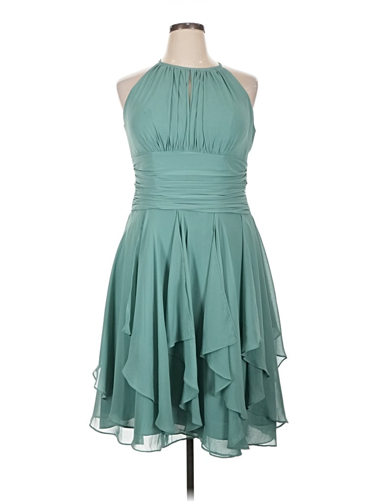 Pre-owned Jj's House Cocktail Dress In Teal