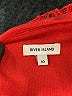 River Island 100% Polyester Red Cocktail Dress Size 10 - photo 6