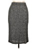 Moon Collection Chevron-herringbone Gray Casual Skirt Size L - photo 1