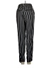 Ann Taylor 100% Polyester Stripes Black Casual Pants Size XS - photo 2