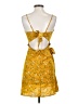 Unbranded 100% Polyester Yellow Casual Dress Size XS (estimated) - photo 2