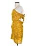 Unbranded 100% Polyester Yellow Casual Dress Size XS (estimated) - photo 5
