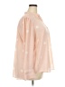 Ann Taylor LOFT 100% Polyester Polka Dots Pink Long Sleeve Blouse Size 20 - photo 4