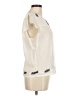 Hinge 100% Cotton Ivory Sleeveless Blouse Size M - photo 4