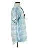 IZOD Blue Short Sleeve Blouse Size M - photo 4