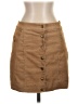 Capulet Solid Tan Casual Skirt Size S - photo 1