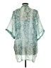 Lulla by Bindya 100% Polyester Teal Kimono Size L (estimated) - photo 2