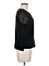 Tibi 100% Cotton Black 3/4 Sleeve Top Size 6 - photo 4