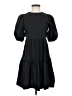 Zara Solid Black Casual Dress Size XS - photo 1