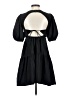 Zara Solid Black Casual Dress Size XS - photo 2
