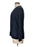 Galeries Lafayette 100% Polyester Blue Long Sleeve Blouse Size EU (FR) 44 / US 12 - photo 5