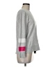 Lisa Todd 100% Cotton Color Block Gray Pullover Sweater Size M - photo 4