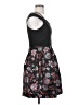 Francesca's Floral Black Cocktail Dress Size S - photo 4