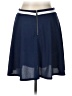 Xhilaration Solid Blue Casual Skirt Size L - photo 2