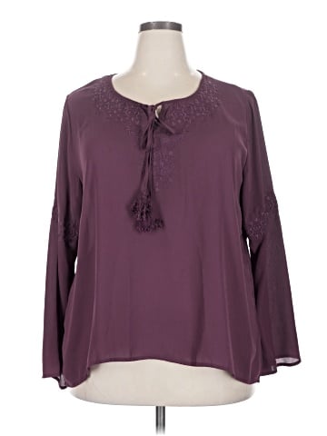 Eyeshadow Long Sleeve Blouse (view 1)