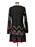 Solitaire Print Black Casual Dress Size L - photo 2