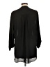 Joan Vass 100% Polyester Black 3/4 Sleeve Blouse Size L - photo 2