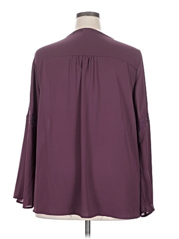 Eyeshadow Long Sleeve Blouse (view 2)