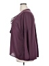Eyeshadow 100% Polyester Purple Long Sleeve Blouse Size 2X - photo 5