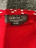 George Polka Dots Red Short Sleeve Blouse Size M - photo 7