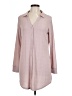 Danskin Pink Long Sleeve Blouse Size L - photo 1