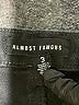 Almost Famous Stars Black Shorts Size 3 - photo 3