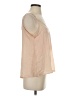 Amaryllis 100% Polyester Tan Sleeveless Blouse Size S - photo 4