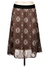 Lularoe 100% Polyester Paisley Brown Casual Skirt Size M - photo 1