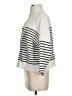 MNG Stripes White Turtleneck Sweater Size S - photo 5