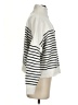 MNG Stripes White Turtleneck Sweater Size S - photo 4