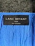 Lane Bryant Blue Short Sleeve Blouse Size 22 - 24 Plus - photo 7