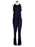 Doe & Rae 100% Polyester Solid Blue Jumpsuit Size L - photo 1