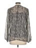 Ella Moss Gray Long Sleeve Blouse Size L - photo 2