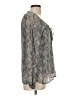 Ella Moss Gray Long Sleeve Blouse Size L - photo 4