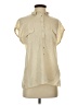 Mason's Ivory Short Sleeve Blouse Size EU (IT) 40 / US 4 - photo 1