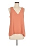 Forever 21 100% Polyester Orange Sleeveless Blouse Size M - photo 1