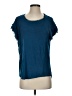 Left Coast by Dolan 100% Polyester Blue Short Sleeve Top Size S - photo 1