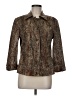Peck & Peck Animal Print Brown Blazer Size 8 - photo 1